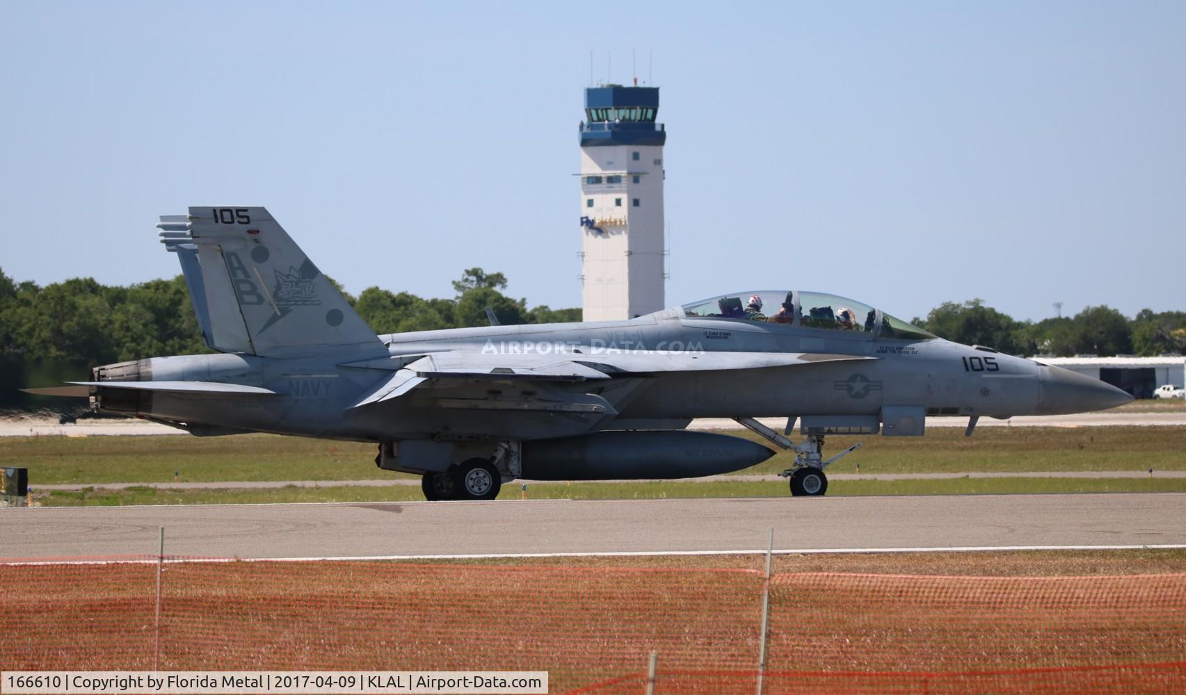 166610, Boeing F/A-18F Super Hornet C/N F103, Sun N fun 2017
