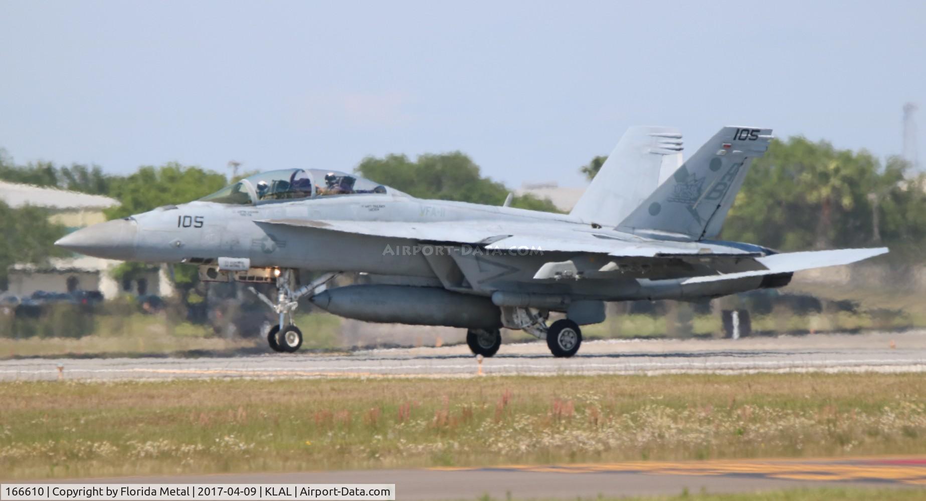 166610, Boeing F/A-18F Super Hornet C/N F103, Sun N Fun 2017