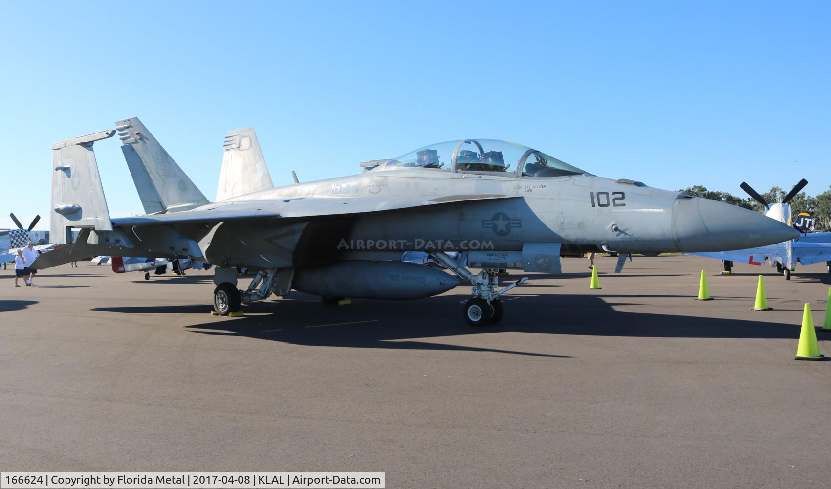 166624, Boeing F/A-18F Super Hornet C/N F117, Sun N fun 2017