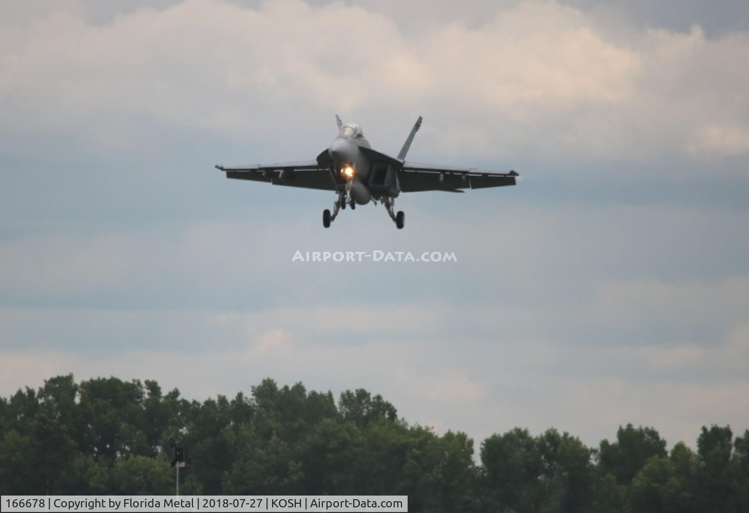 166678, Boeing F/A-18F Super Hornet C/N F156, Air Venture 2018