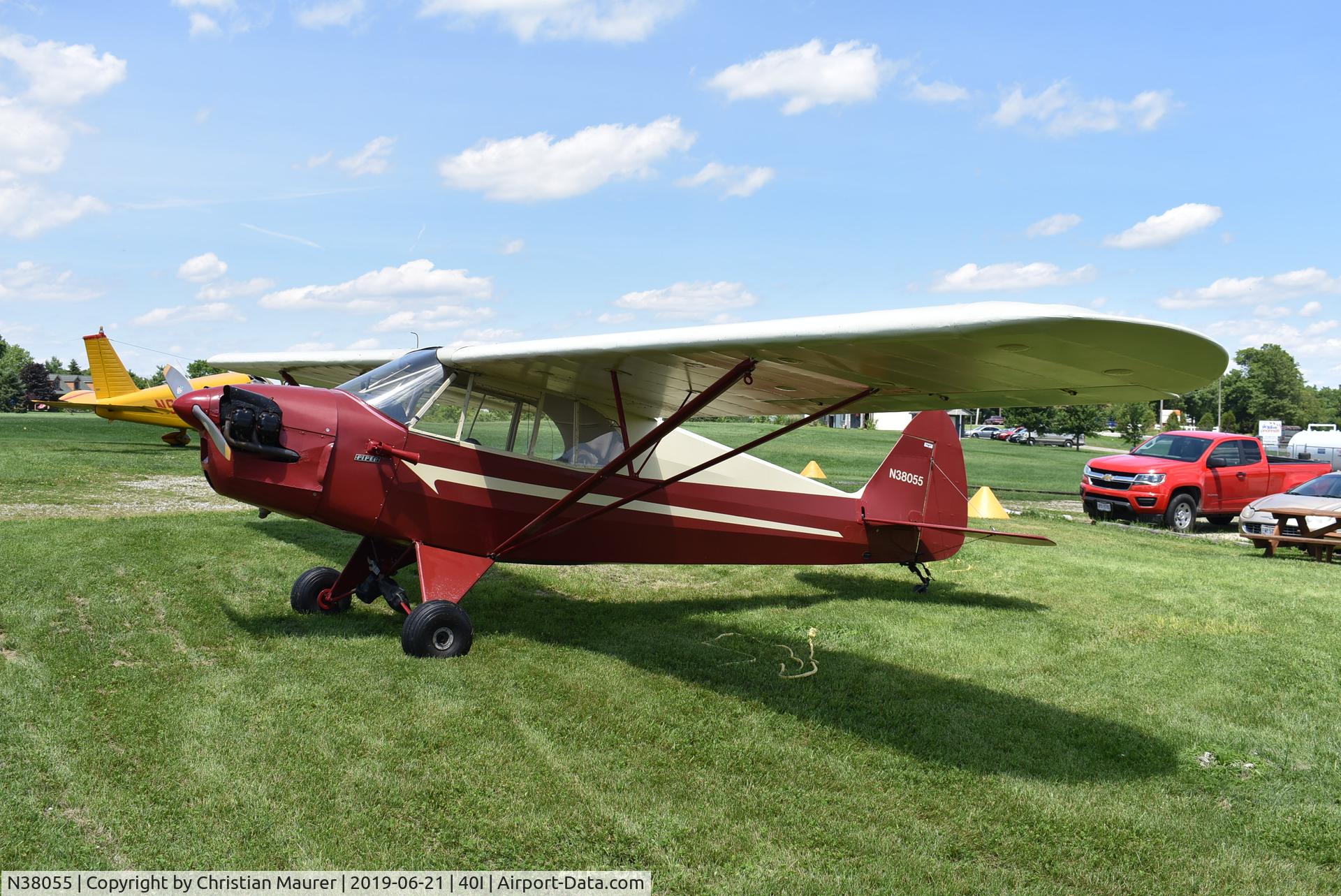 N38055, 1941 Piper J5A Cub Cruiser C/N 5-870, Piper J5A