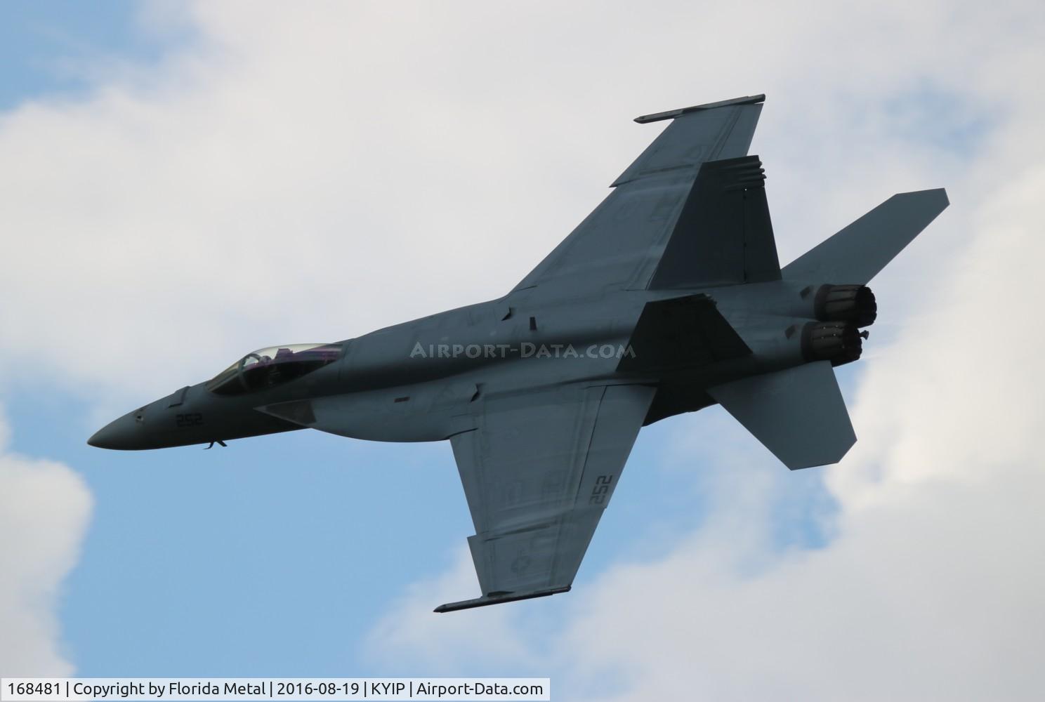 168481, Boeing F/A-18E Super Hornet C/N E238, Thunder Over Michigan 2016
