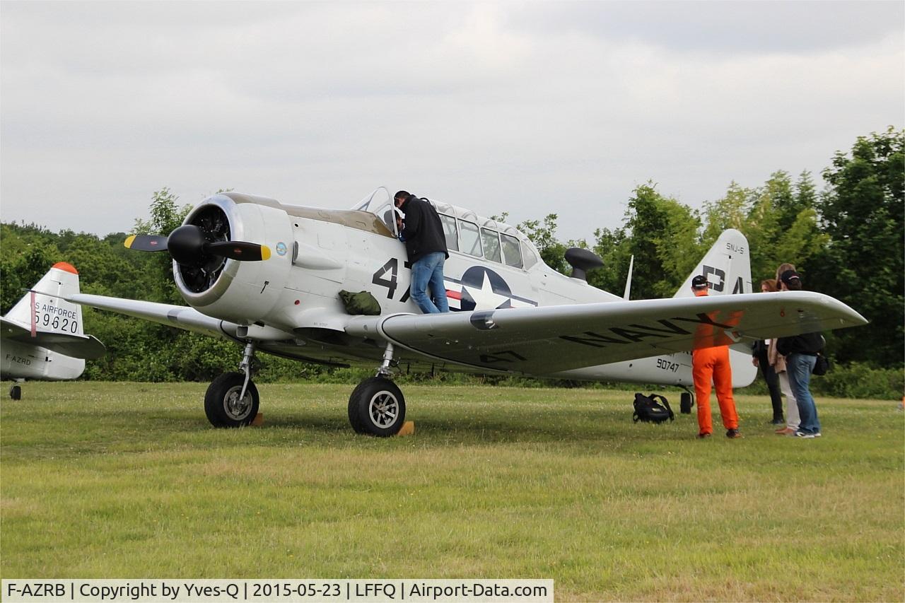 F-AZRB, North American SNJ-5 Texan Texan C/N 88-17955, North American SNJ-5 Texan, Static park, La Ferté-Alais airfield (LFFQ) Airshow 2015