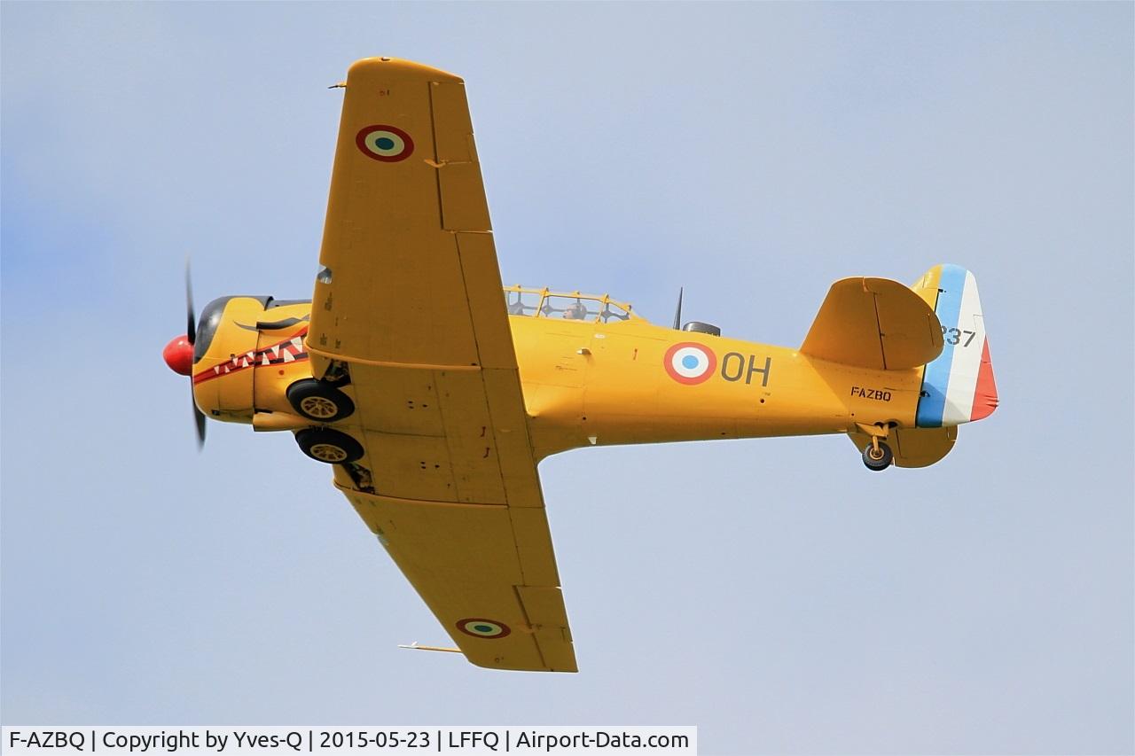 F-AZBQ, North American T-6G Texan C/N 182-535, North American T-6G Texan, On display, La Ferté-Alais Airfield (LFFQ) Air show 2015