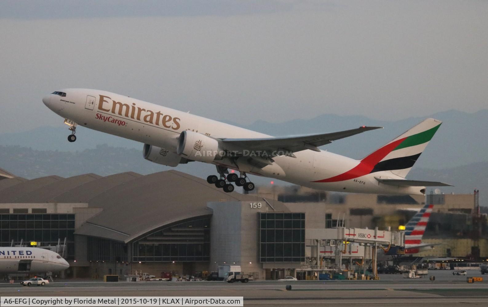 A6-EFG, 2012 Boeing 777-F1H C/N 35613, LAX spotting