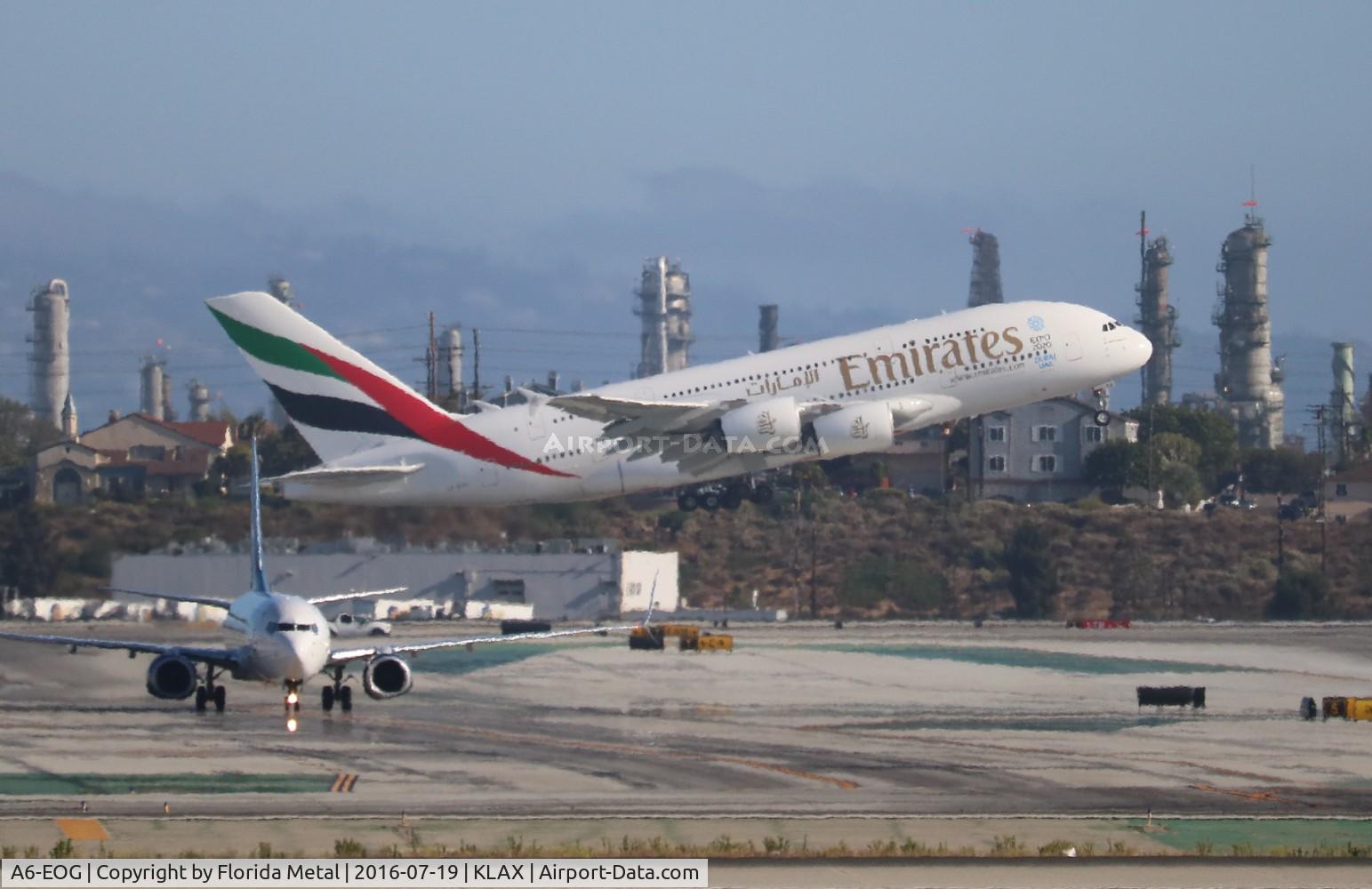 A6-EOG, 2014 Airbus A380-861 C/N 172, LAX spotting