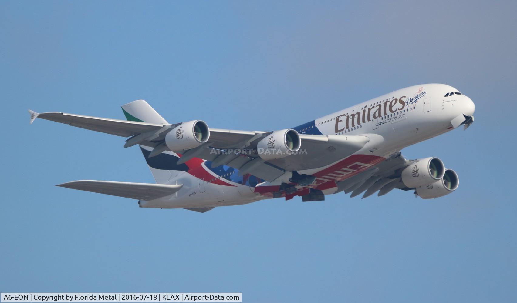 A6-EON, 2015 Airbus A380-861 C/N 188, LAX spotting