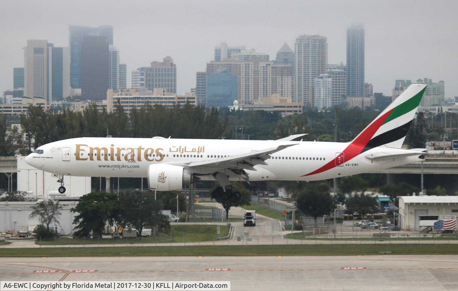 A6-EWC, 2007 Boeing 777-21H/LR C/N 35576, FLL spotting