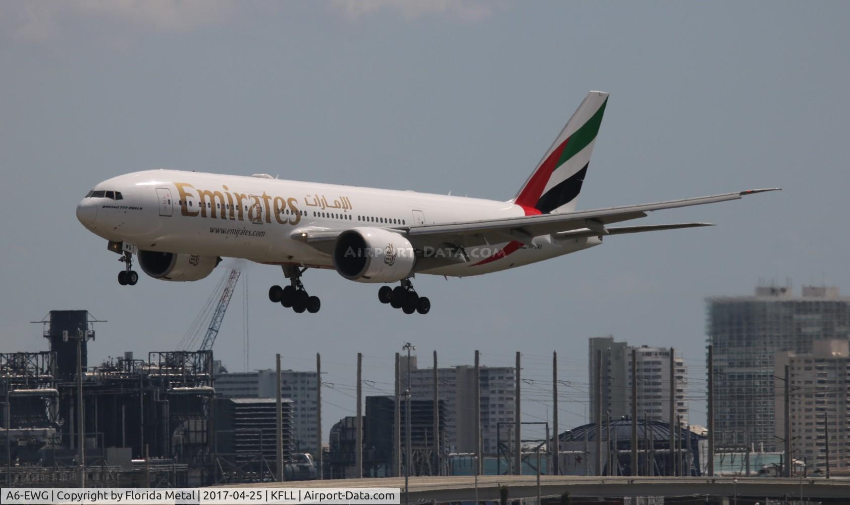 A6-EWG, 2008 Boeing 777-21H/LR C/N 35578, FLL spotting