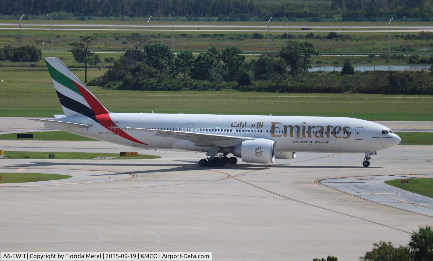 A6-EWH, 2008 Boeing 777-21H/LR C/N 35587, MCO spotting
