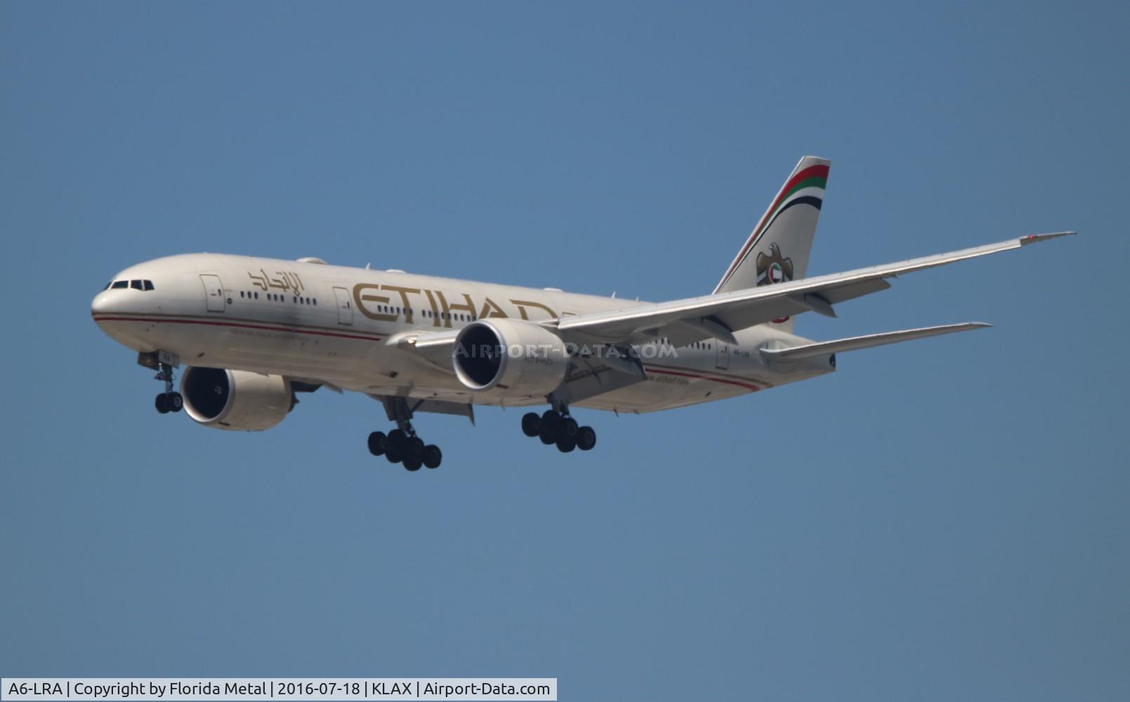 A6-LRA, 2007 Boeing 777-237/LR C/N 36300, LAX spotting