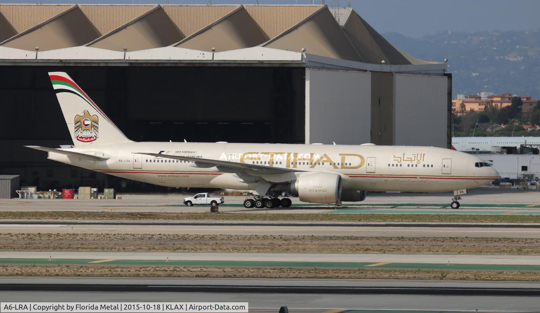 A6-LRA, 2007 Boeing 777-237/LR C/N 36300, LAX spotting