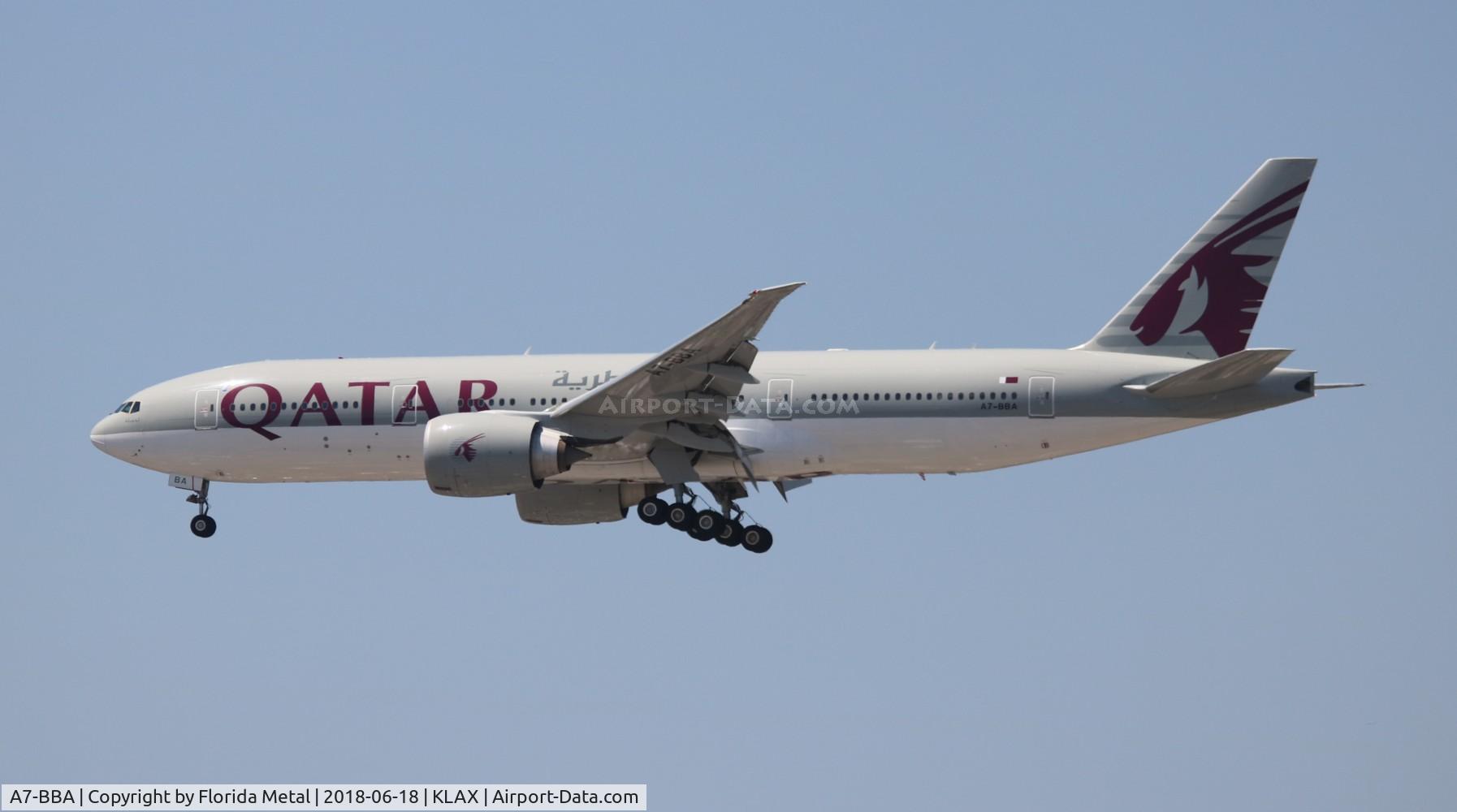 A7-BBA, 2009 Boeing 777-2DZ/LR C/N 36012, LAX spotting