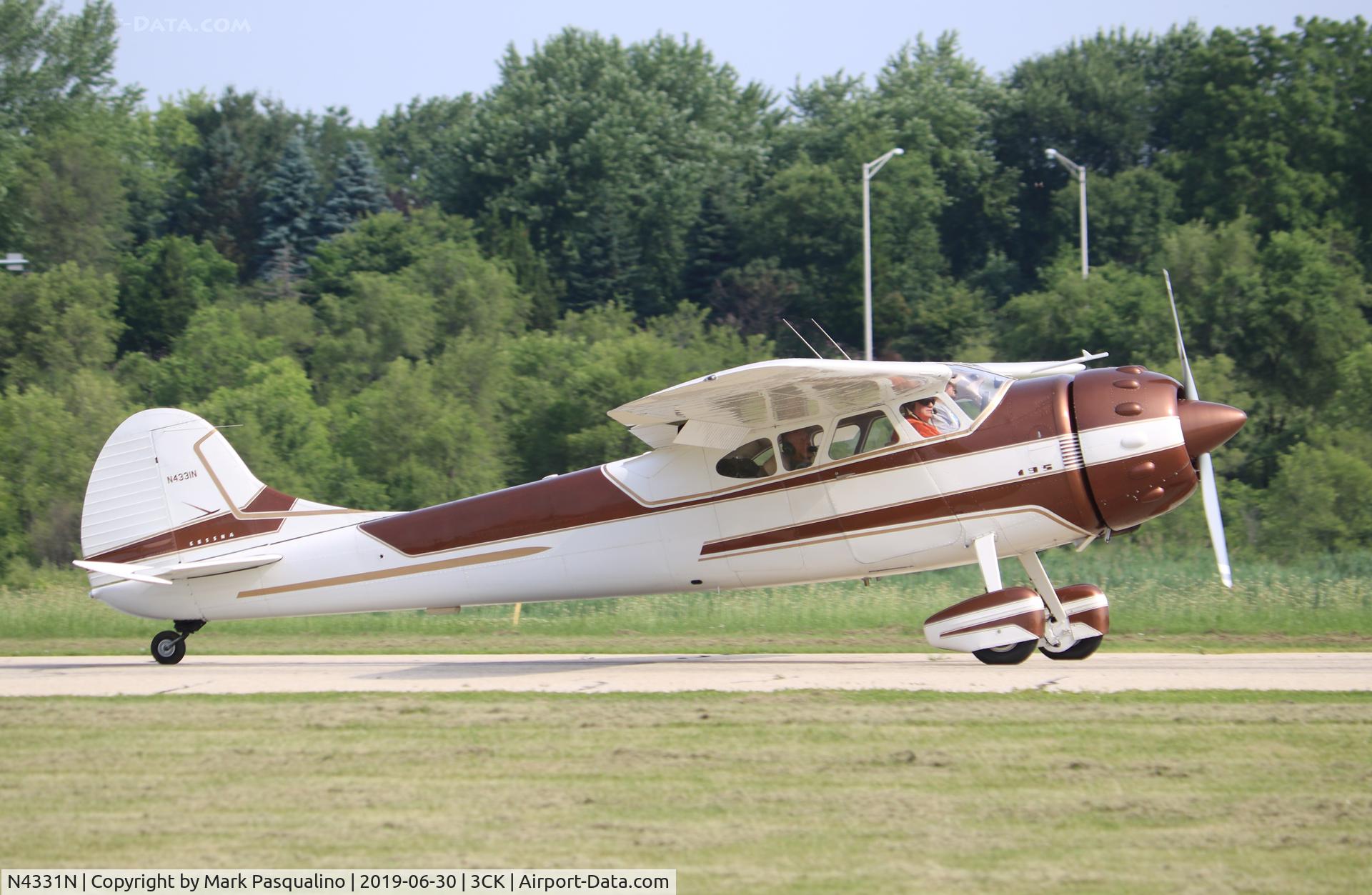 N4331N, 1947 Cessna 195 C/N 7078, Cessna 195