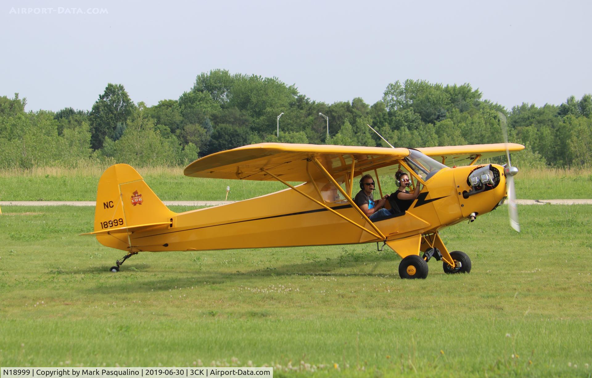 N18999, 1955 Piper J3C-65 Cub Cub C/N 2730, Piper J3C-65