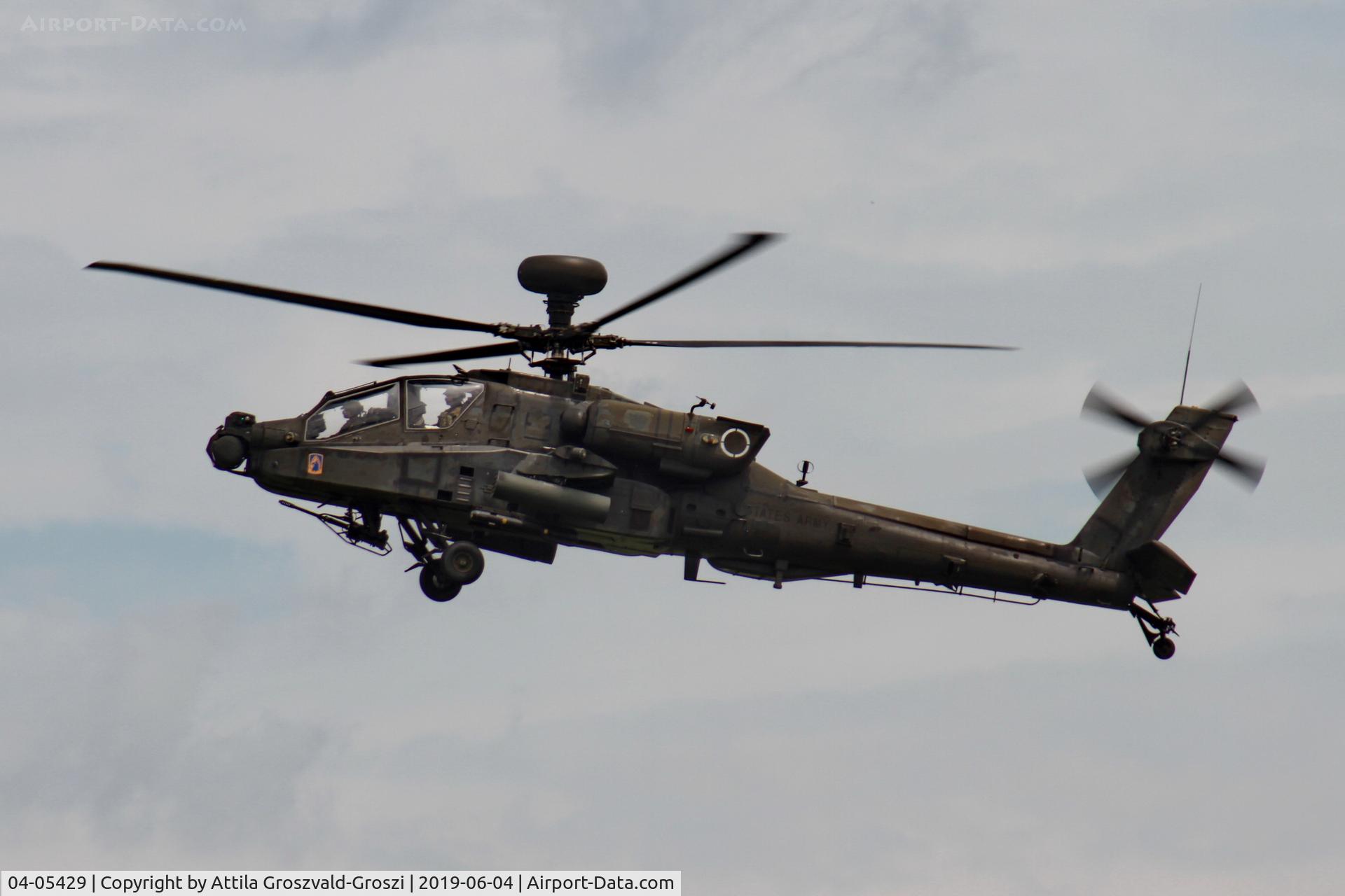04-05429, Boeing AH-64D Longbow Apache C/N PVD429, Jutas-Ujmajor. The Hungarian airforce is his practising base