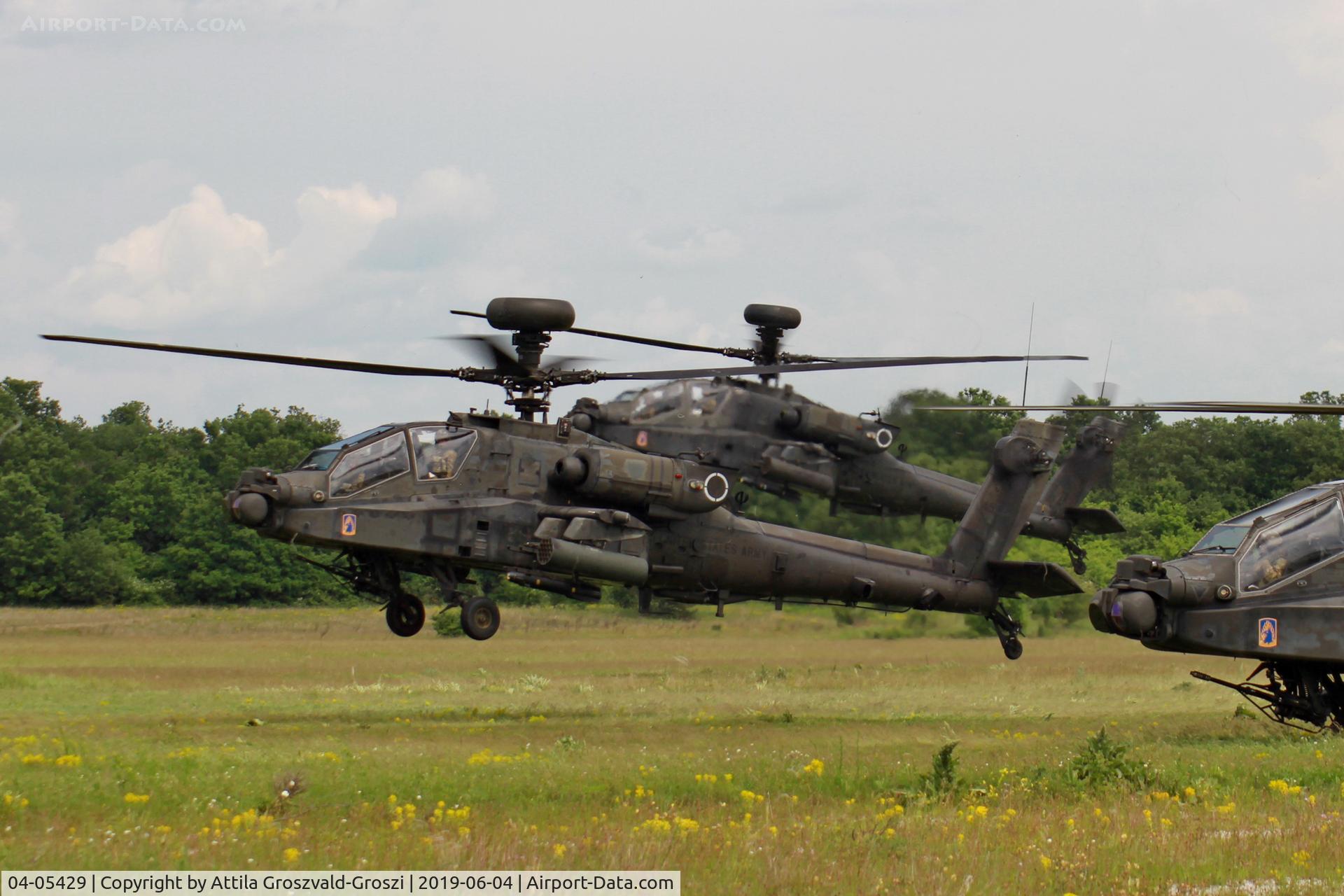 04-05429, Boeing AH-64D Longbow Apache C/N PVD429, Jutas-Ujmajor. The Hungarian airforce is his practising base