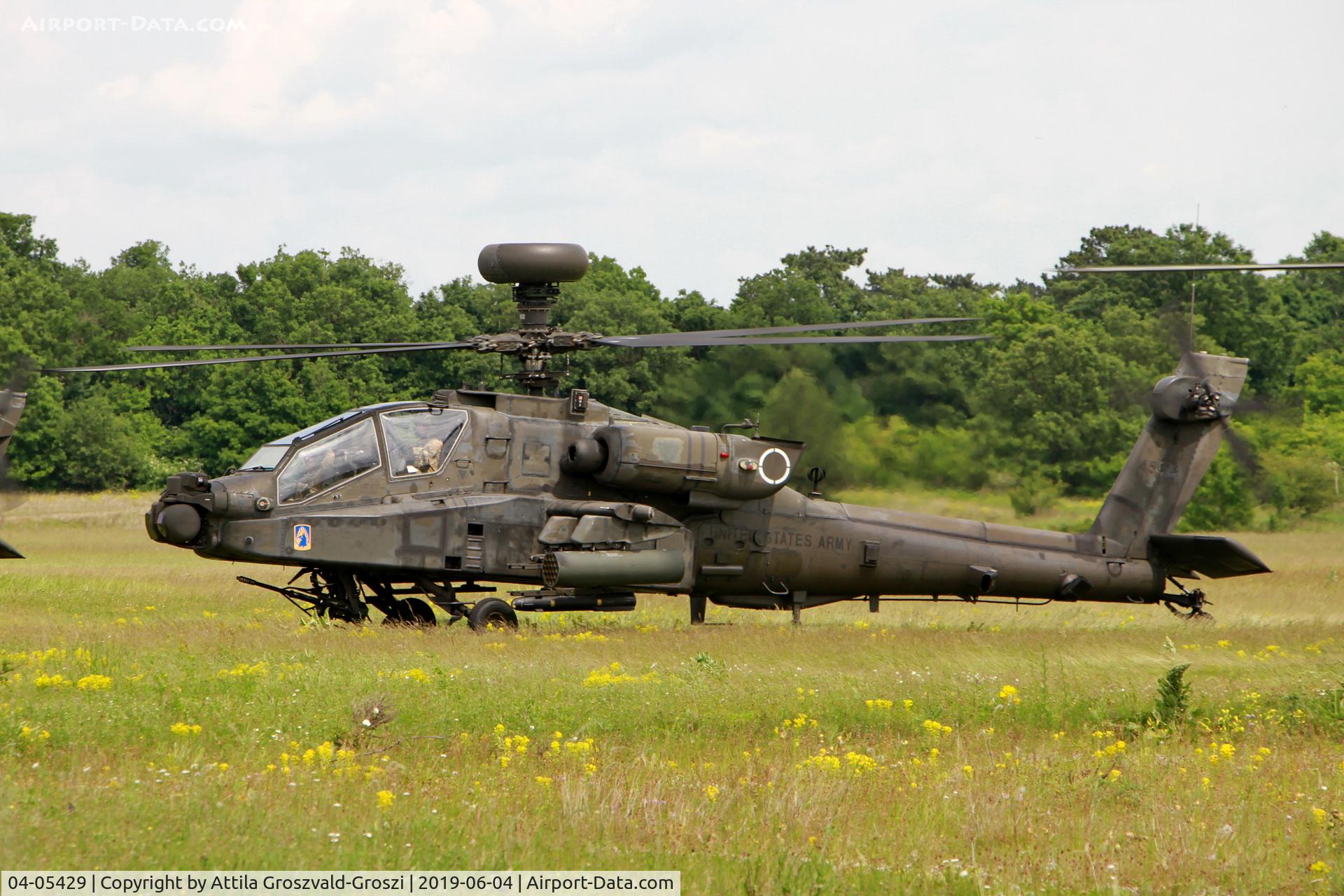04-05429, Boeing AH-64D Longbow Apache C/N PVD429, Jutas-Ujmajor. The Hungarian airforce is his practising base