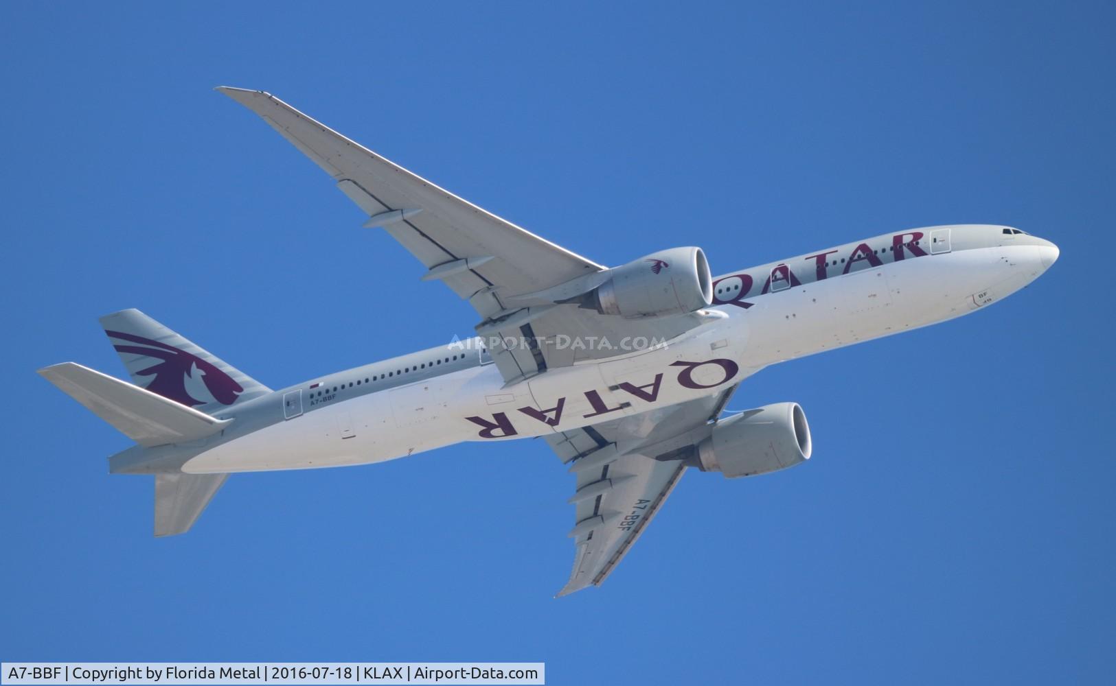 A7-BBF, 2010 Boeing 777-2DZ/LR C/N 36018, LAX spotting