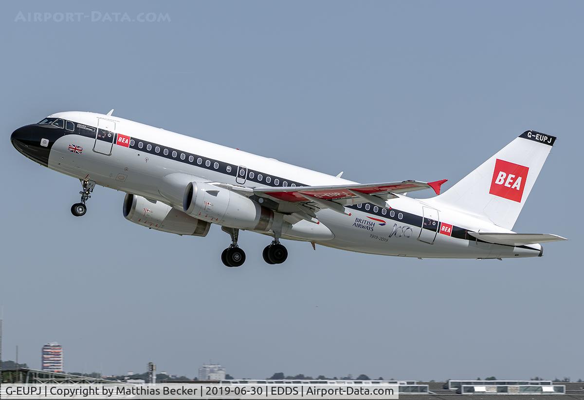 G-EUPJ, 2000 Airbus A319-131 C/N 1232, G-EUPJ