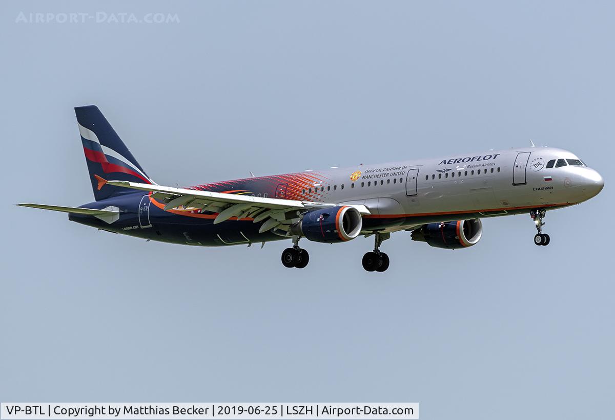 VP-BTL, 2013 Airbus A321-211 C/N 5881, VP-BTL