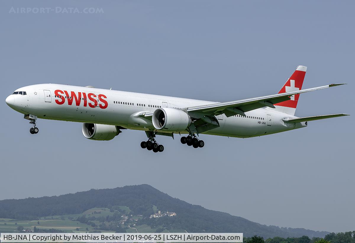 HB-JNA, 2015 Boeing 777-3DE/ER C/N 44582, HB-JNA
