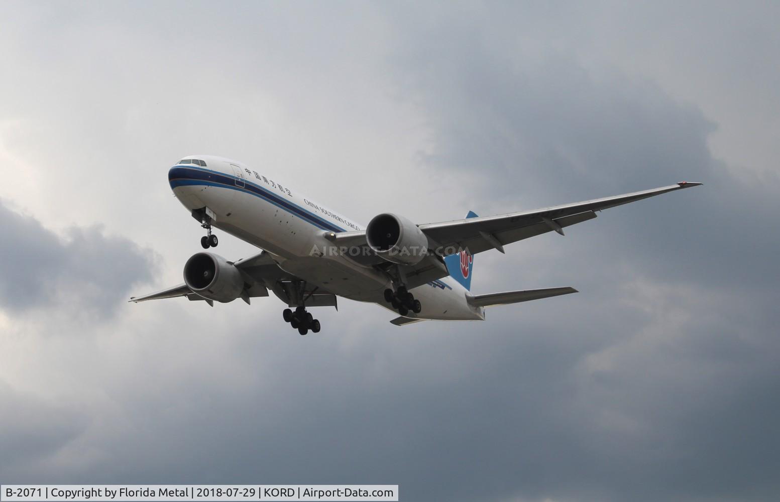 B-2071, 2009 Boeing 777-F1B C/N 37309, ORD spotting
