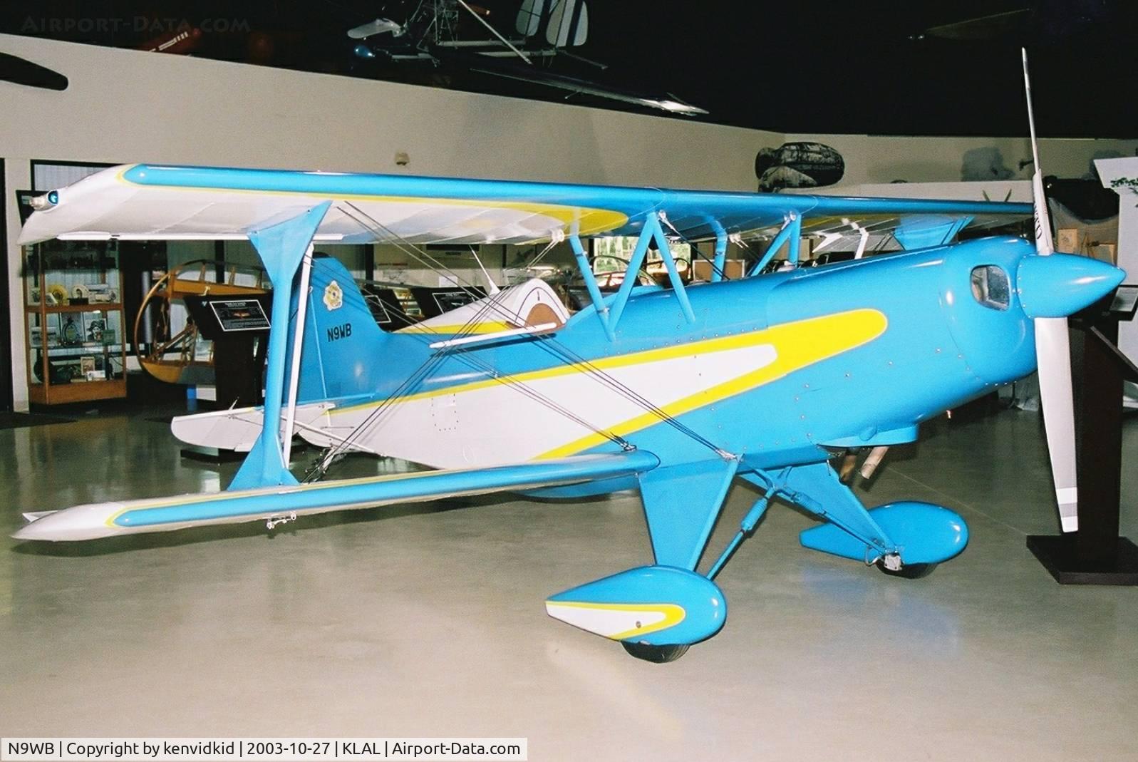 N9WB, 1971 EAA Acro Sport C/N 750, At Lakeland EAA Museum.