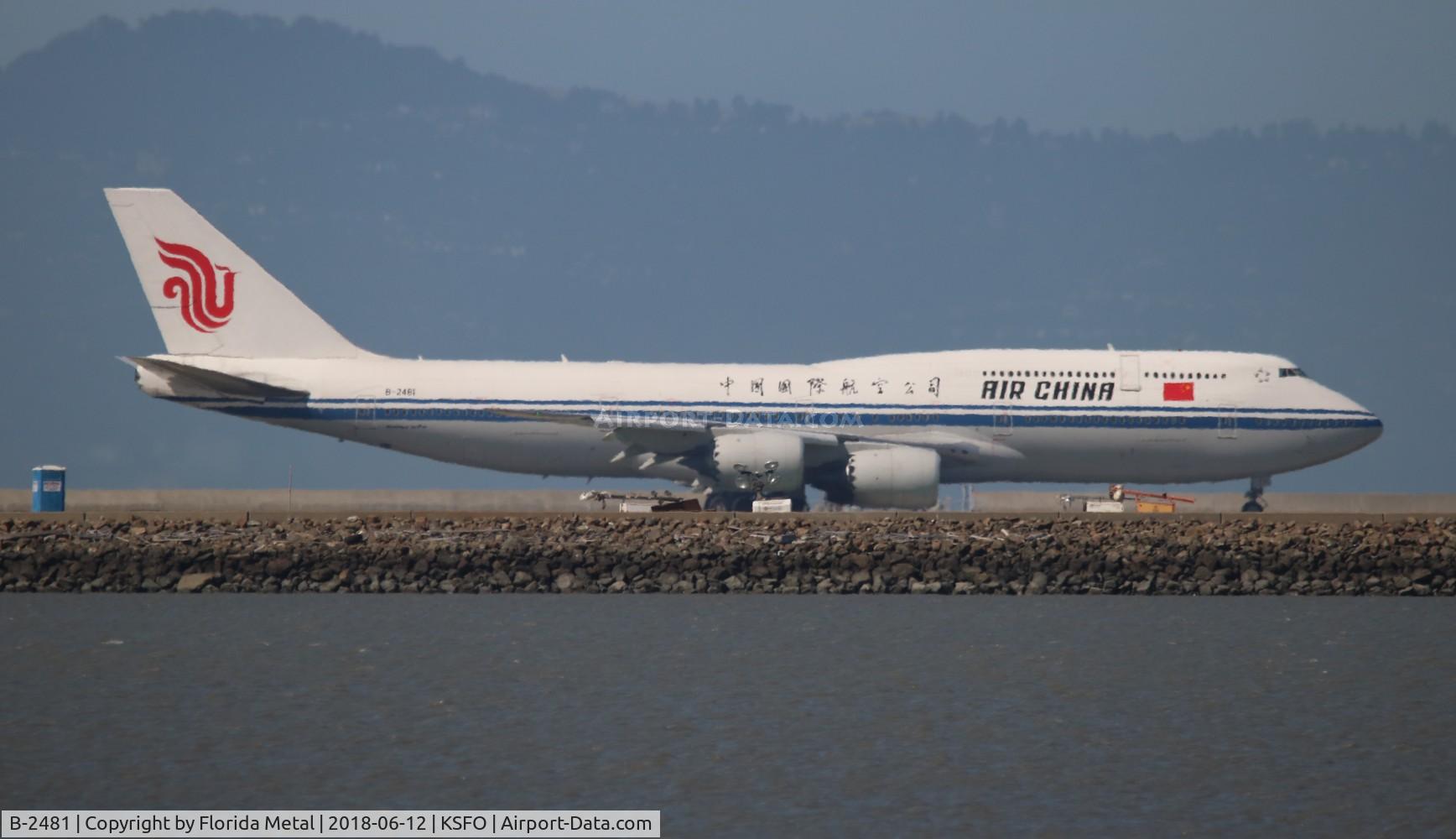 B-2481, 2015 Boeing 747-89L C/N 41847, SFO spotting