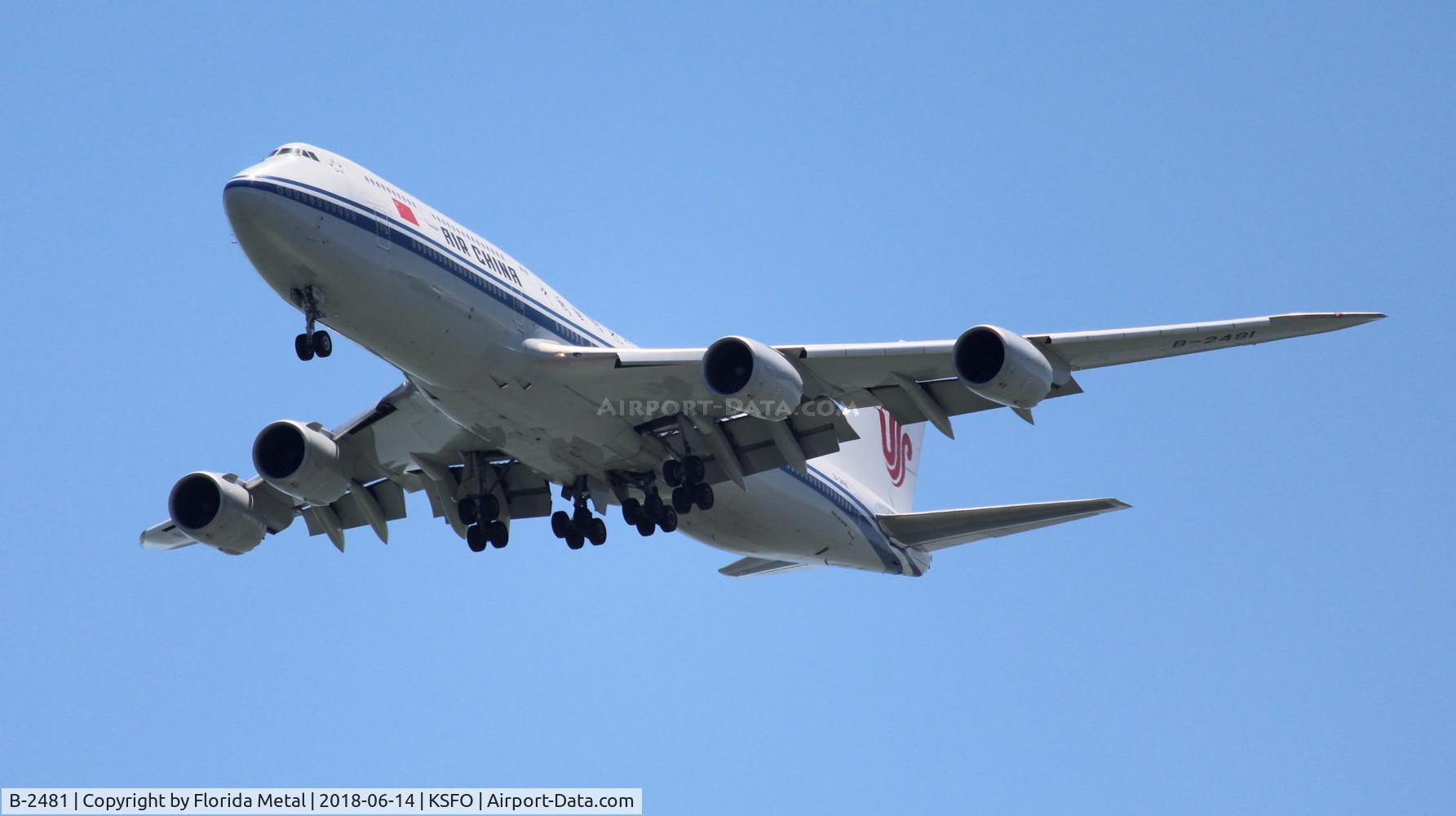 B-2481, 2015 Boeing 747-89L C/N 41847, SFO spotting