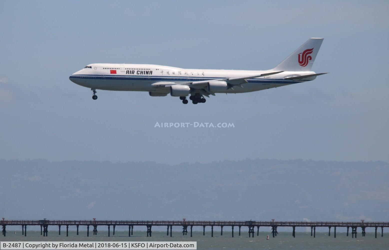 B-2487, 2014 Boeing 747-89L C/N 44932, SFO spotting