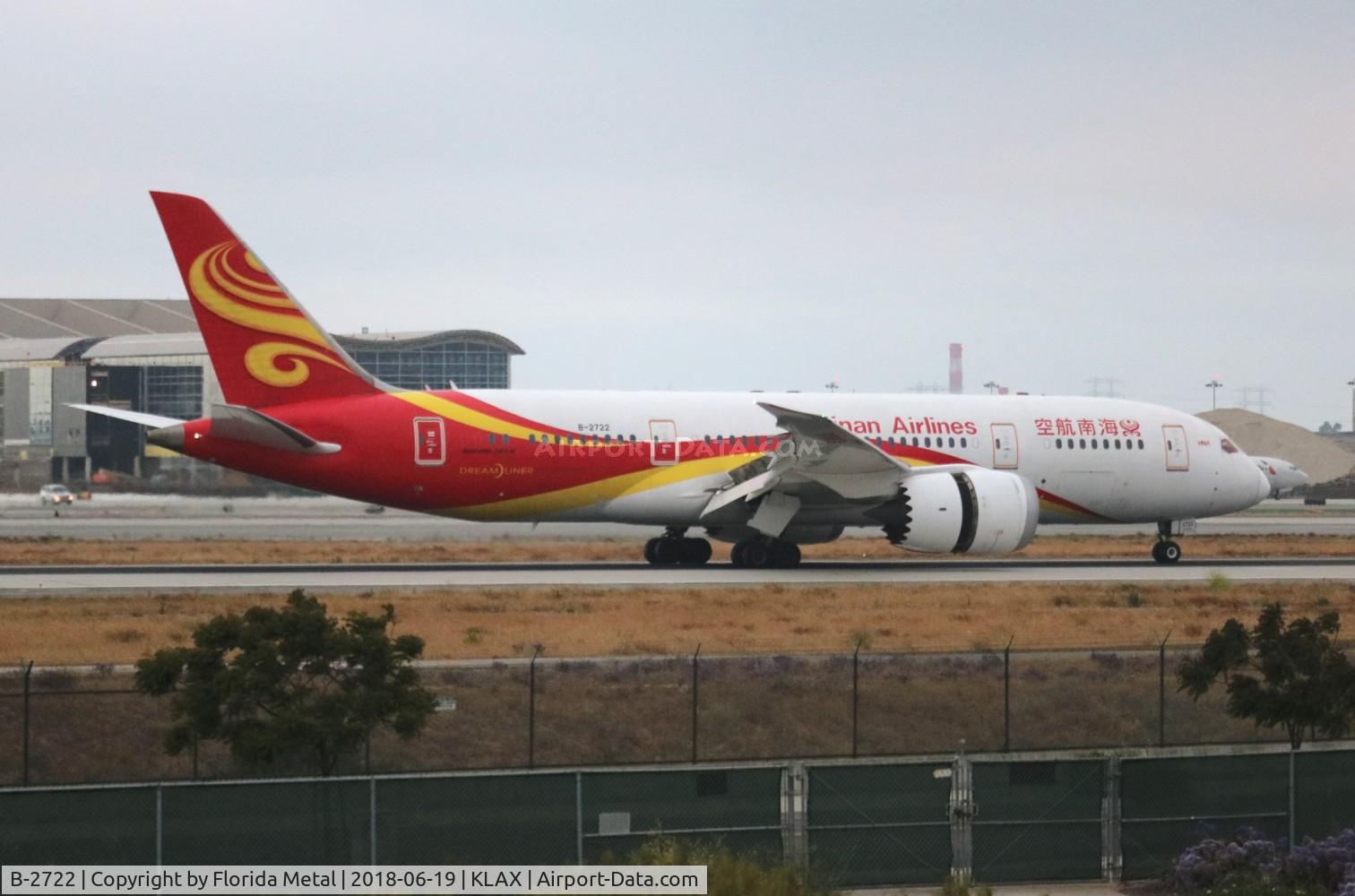 B-2722, 2013 Boeing 787-8 Dreamliner C/N 34939, LAX spotting