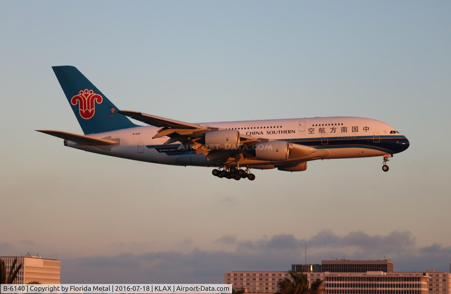 B-6140, 2012 Airbus A380-841 C/N 120, LAX spotting