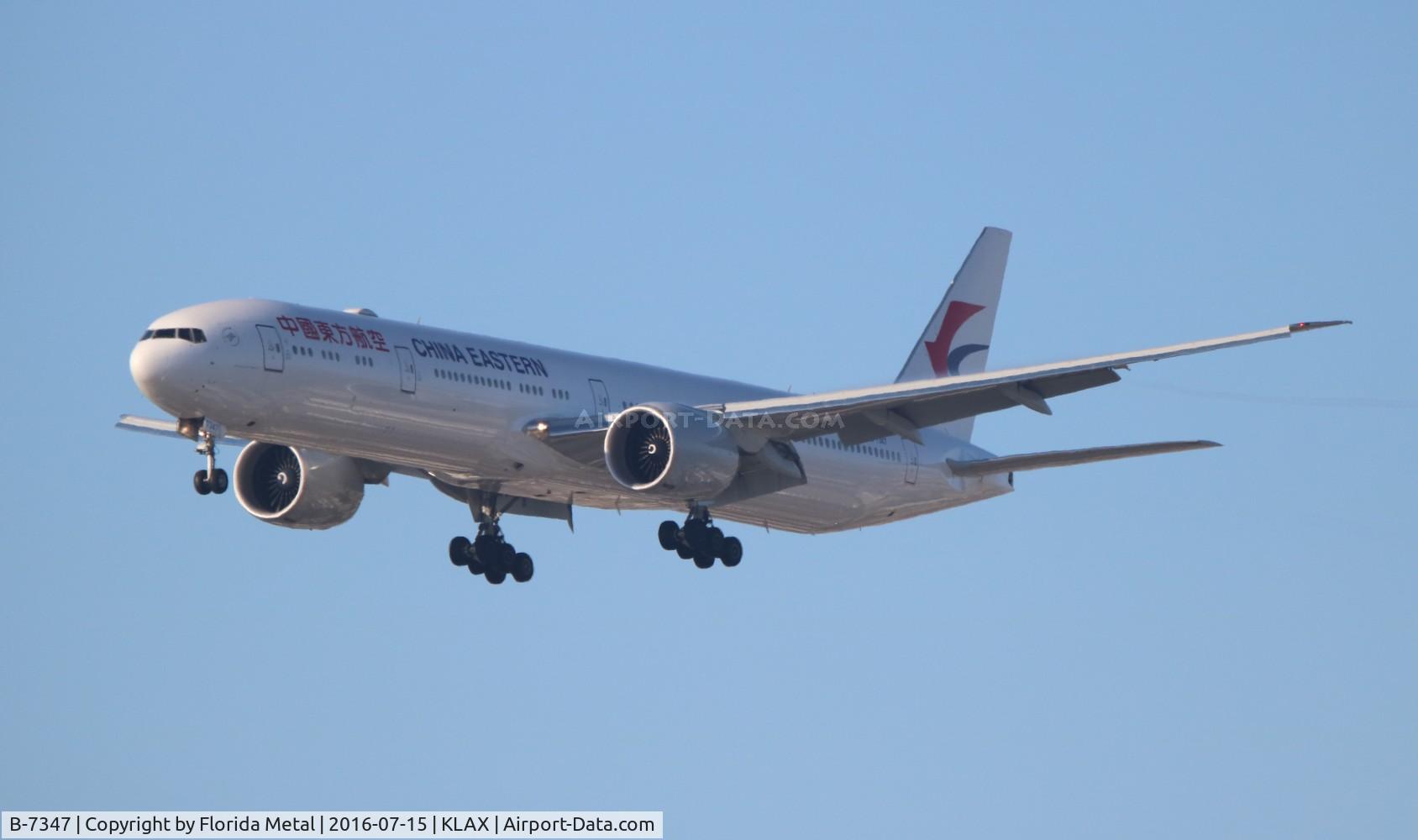 B-7347, 2016 Boeing 777-39P/ER C/N 43278, LAX Spotting