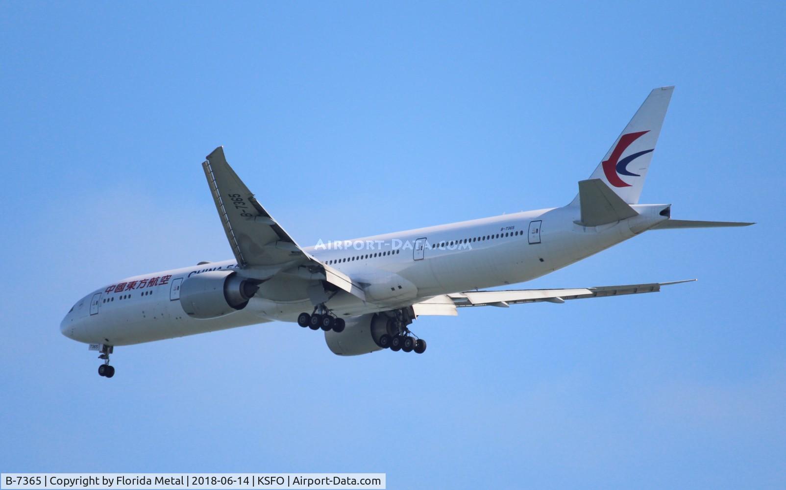 B-7365, 2016 Boeing 777-39P/ER C/N 43280, SFO spotting