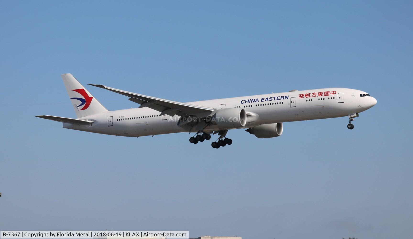 B-7367, 2016 Boeing 777-31B/ER C/N 43281, LAX spotting