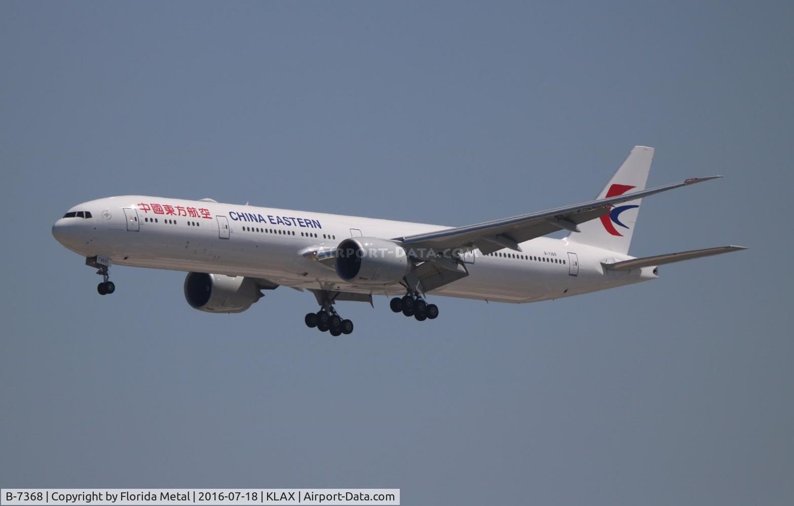 B-7368, 2016 Boeing 777-39P/ER C/N 43282, LAX spotting