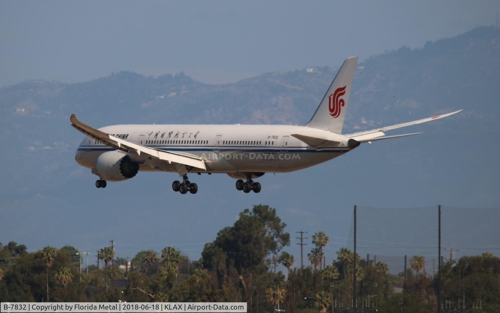 B-7832, 2016 Boeing 787-9 Dreamliner C/N 34309, LAX spotting