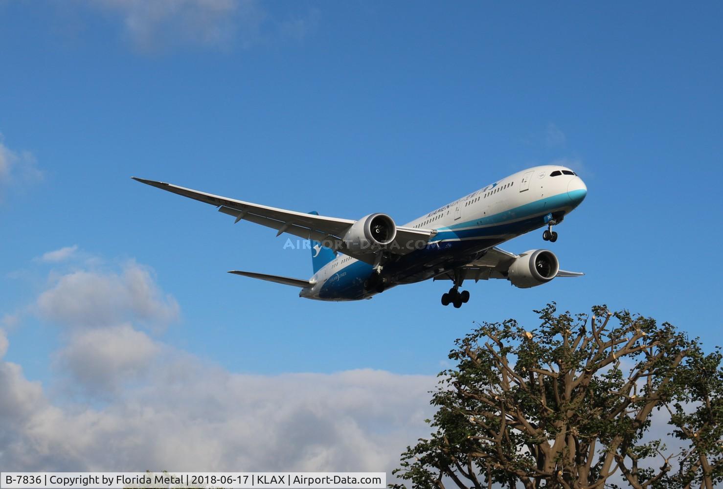 B-7836, 2017 Boeing 787-9 Dreamliner C/N 63042, LAX spotting