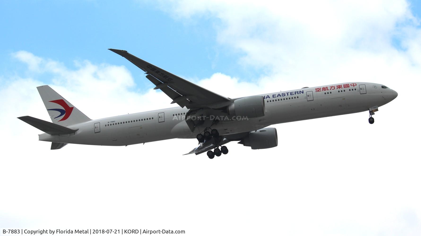 B-7883, 2017 Boeing 777-39PER C/N 43284, ORD spotting