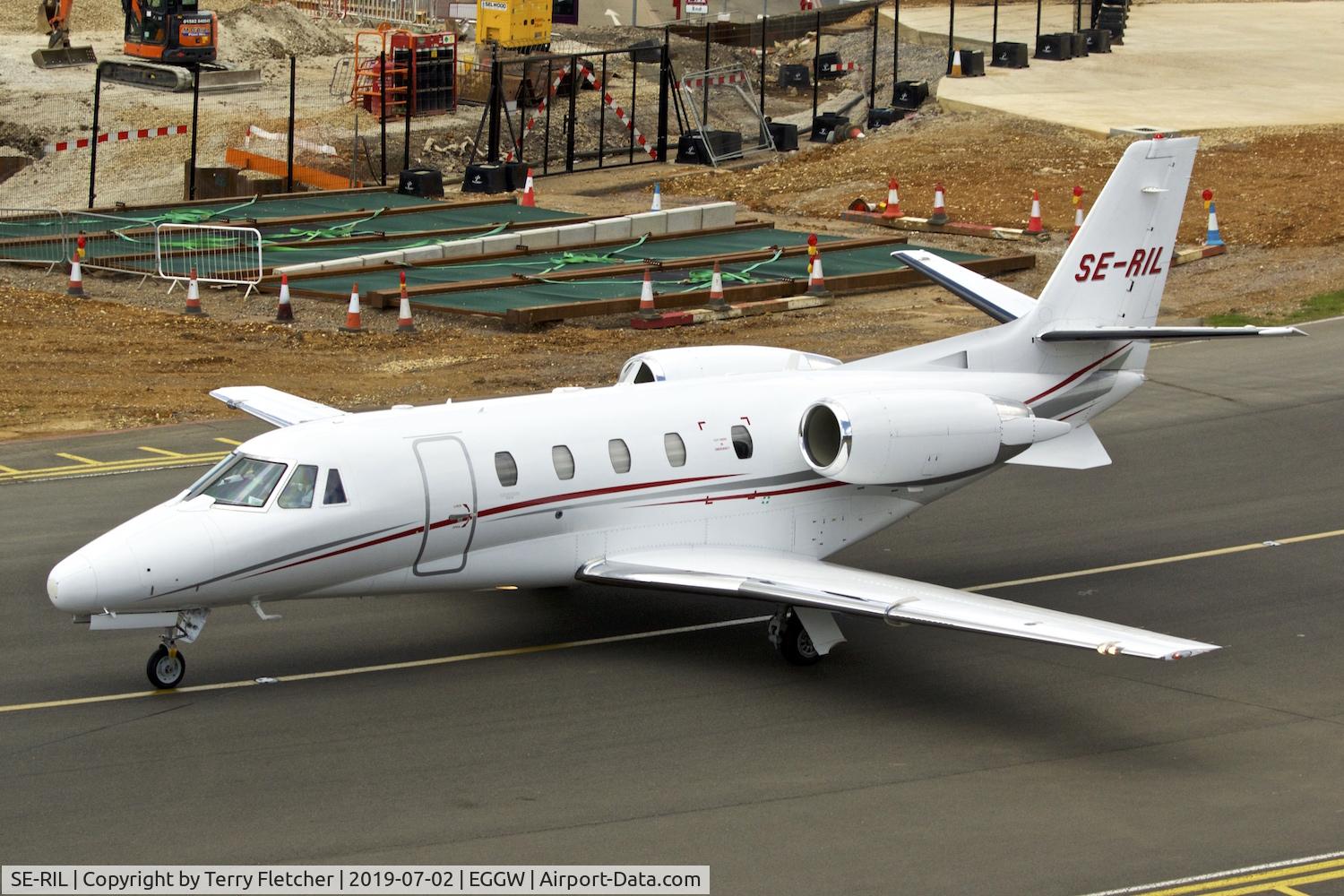 SE-RIL, 2008 Cessna 560XLS Citation Excel C/N 560-5777, At Luton
