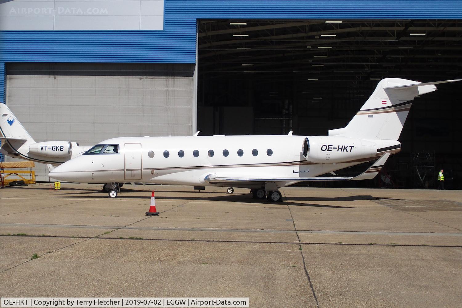 OE-HKT, 2015 Israel Aerospace Industries Gulfstream G280 C/N 2070, at Luton