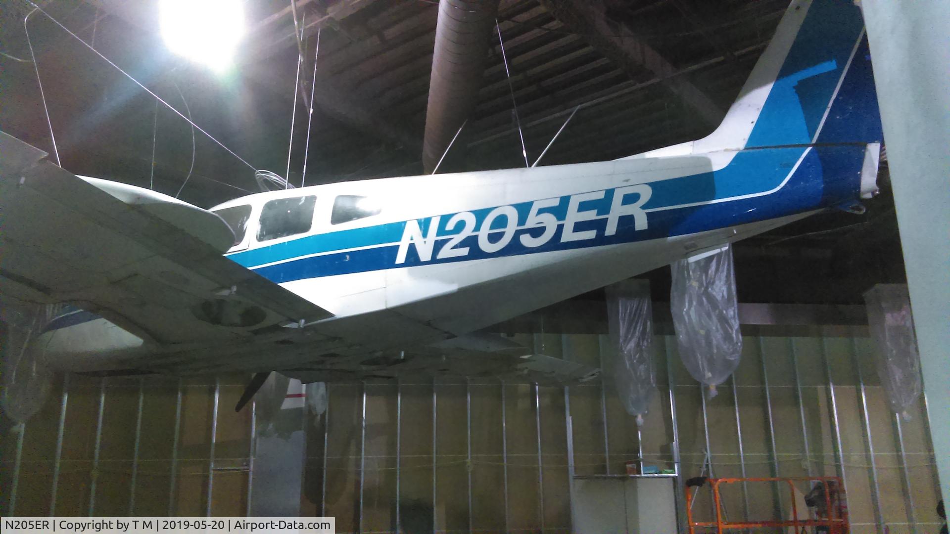 N205ER, 1979 Piper PA-44-180 Seminole C/N 44-7995320, This airplane is now hanging from the ceiling of Flights Restaurant in Planet Hollywood Las Vegas as a piece of decoration.
