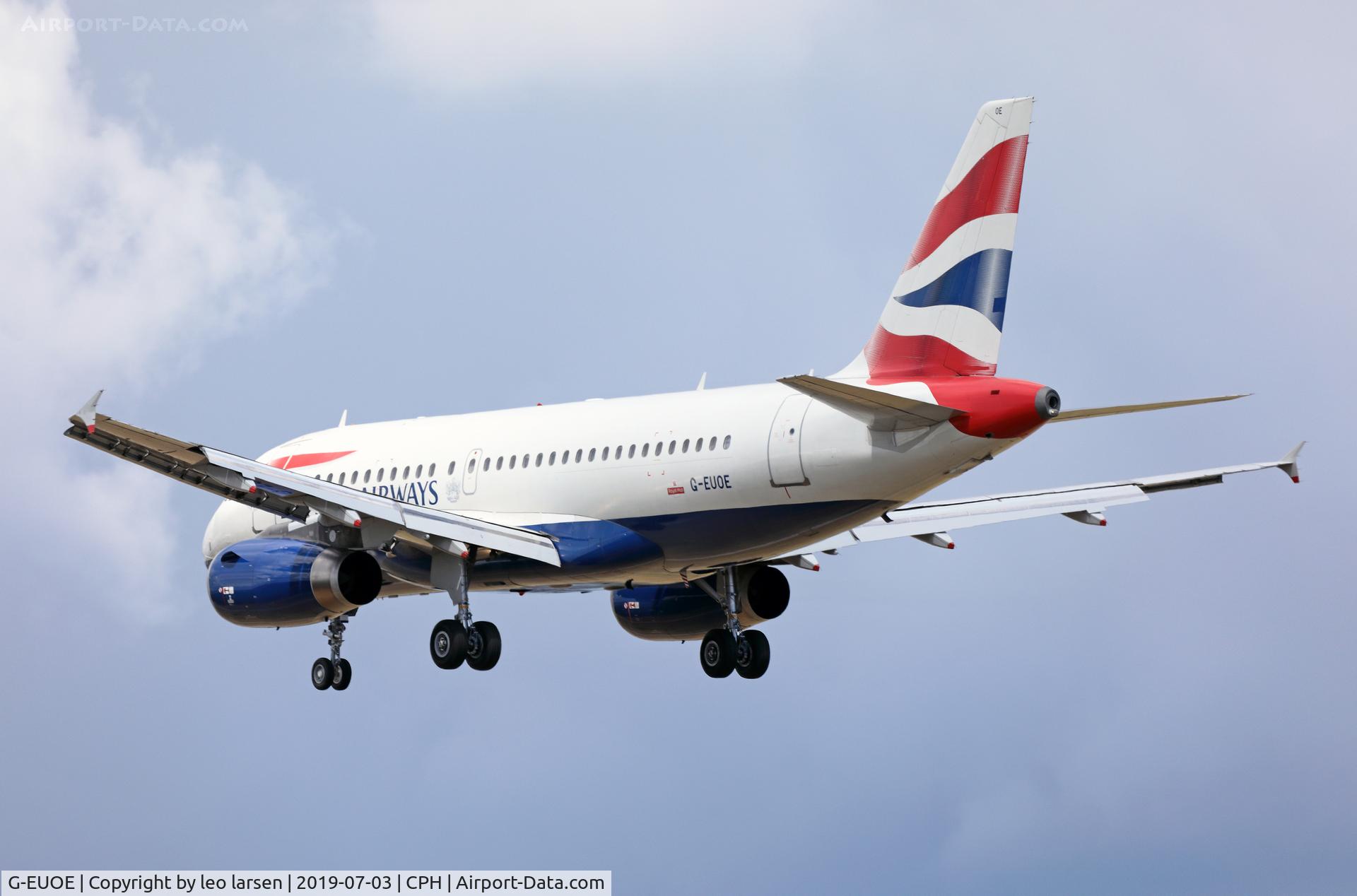 G-EUOE, 2001 Airbus A319-131 C/N 1574, Copenhagen 3.7.2019