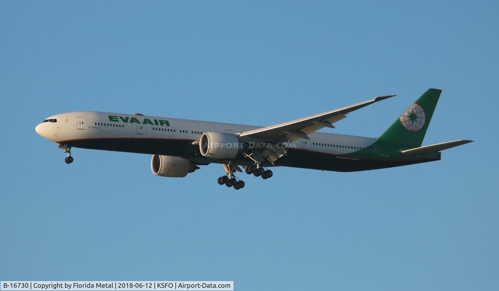 B-16730, 2016 Boeing 777-300/ER C/N 62286, SFO spotting