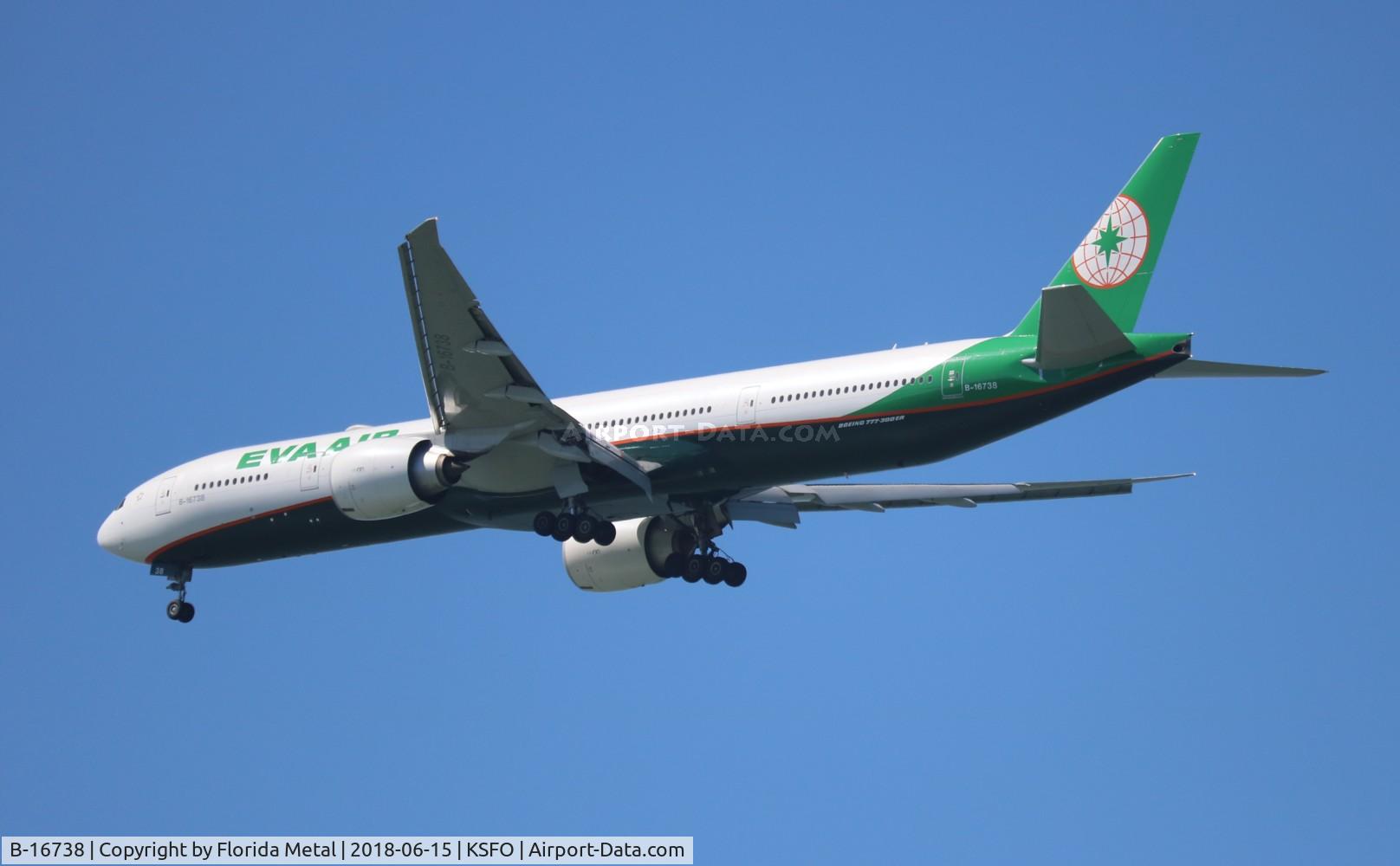 B-16738, 2017 Boeing 777-300/ER C/N 42105, SFO Spotting