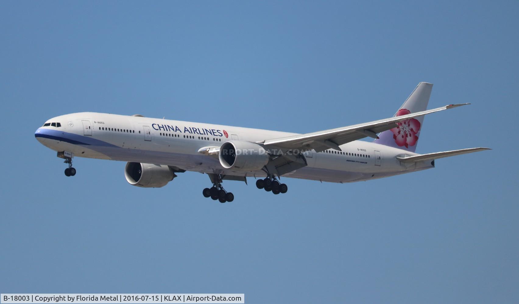 B-18003, 2015 Boeing 777-309/ER C/N 43977, LAX spotting