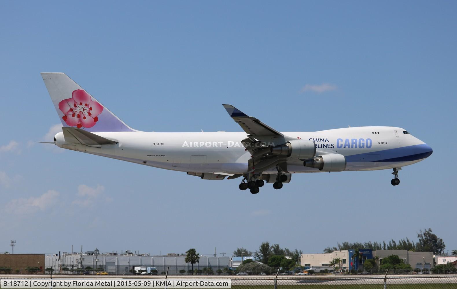 B-18712, 2003 Boeing 747-409F/SCD C/N 33729, MIA spotting