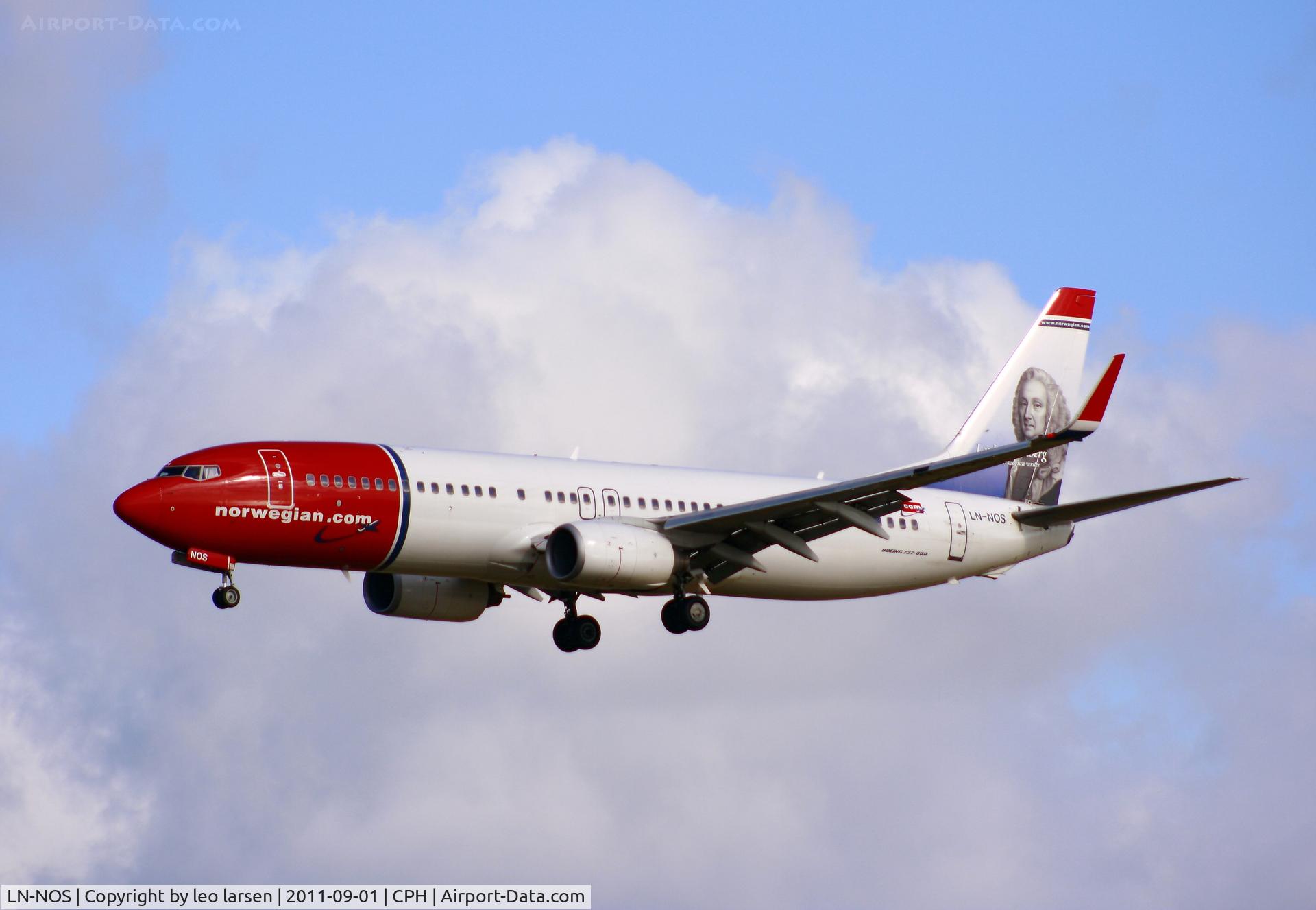 LN-NOS, 2004 Boeing 737-8BK C/N 33018, Copenhagen 1.9.2011
