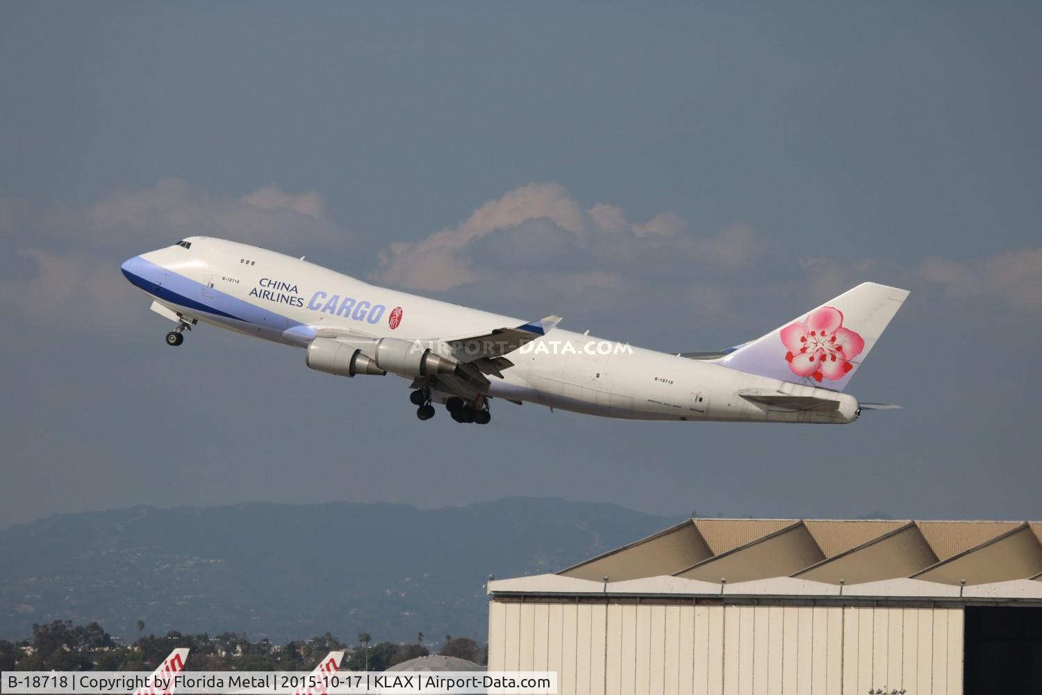 B-18718, Boeing 747-409F/SCD C/N 30770, LAX spotting